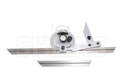360 UNIVERSAL BEVEL DIAL PROTRACTOR 6″ 12″ BLADES SATIN #