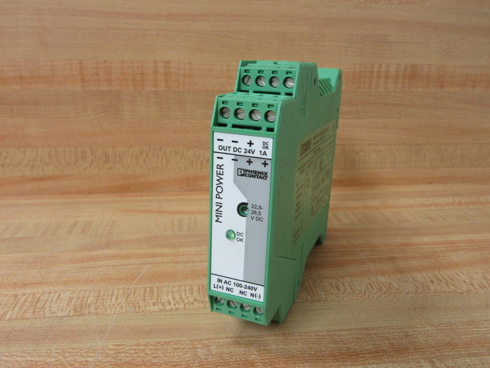 Phoenix Contact MINI-PS-100-240AC/24DC/1 Power Supply 29 38 84 0 (Pack of 3)