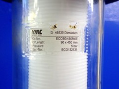 YMC ECO80/450M0E ECO Glass Column AB-Version Multivario 70-450mm Bed Length