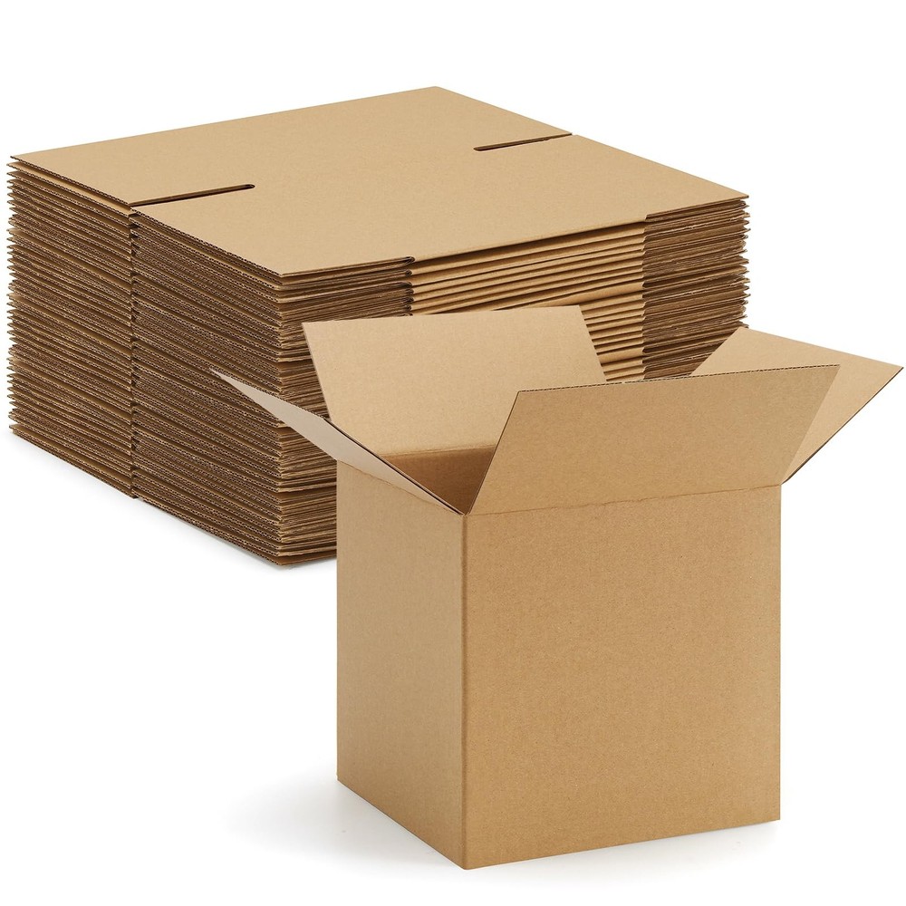 Eupako 6x6x6 Inches (30 Pack), Brown