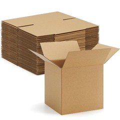 Eupako 6x6x6 Inches (30 Pack), Brown
