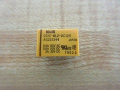 NAiS DS1E-ML2-DC12V Relay DS1E-ML2-12VDC (Pack of 3)