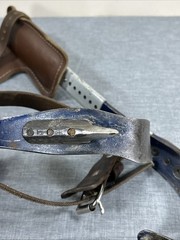 Klein Tools 8210 Left & Right Tree Pole Climbing Spikes Gaffs Adjustable Leather