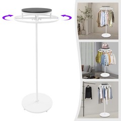 Iron Round Clothing Rack Rotatable Garment Clothes Display Rack Retail NEW