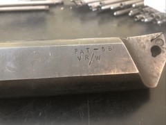 Large Heavy Boring Bar 16 1/8” With 2” Shaft PAT-5B VR/W