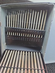 Huot Drill Bit Blank Index 1-60 USA PTD Hutchinson Cleveland Wire Gage Gauge