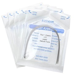 100pcs Dental Ortho Super Elastic NITI Arch Wire Round Ovoid/Natural Form/Square