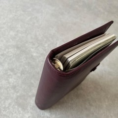 Filofax 1980s Late Bible Size System Notebook Italian Calf Leather Vintage