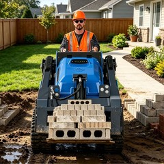 Rippa RS06 -3 Skid Steer Loader with Kubota D1105 Engine, 2 speed, Pilot Control