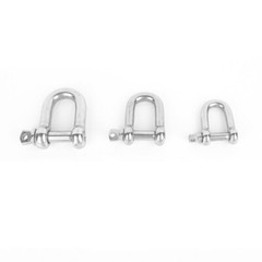304 Stainless Steel Bow U-Shaped Shackle Trailer Lifting Shackles Size 4mm-32mm