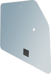 Left Side Door Glass fits Caterpillar 438D 442D 416D 424D 428D 432D