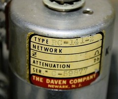 Pair Vintage Daven Model RC-141-2 K-8871937-1 Attenuators