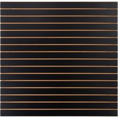 VEVOR Slatwall Panels Garage Storage Panel Organizer 2′ H x 4′ W Black Set of 2