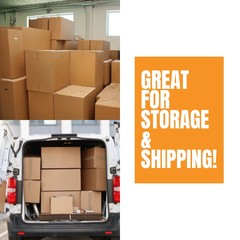 4-30″ Multi-Depth Corrugated Boxes MANY Sizes Available strong, ECT-32 Kraft