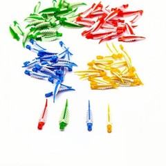 Disposable Plastic Wave Shape Dental Tooth Gap Composite Interdental Wedge Mixed