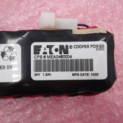 Eaton Cooper Power Series 24V 1.2AH Nickel Cadmium Battery MEA0460004