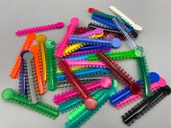 1040Pcs Dental Orthodontic Elastic Ligature Ties Rubber Bands for Brackets Brace