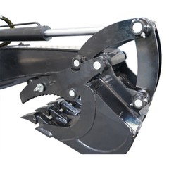 Skid Steer Backhoe Digger Bucket Attachment with 15″ Bucket