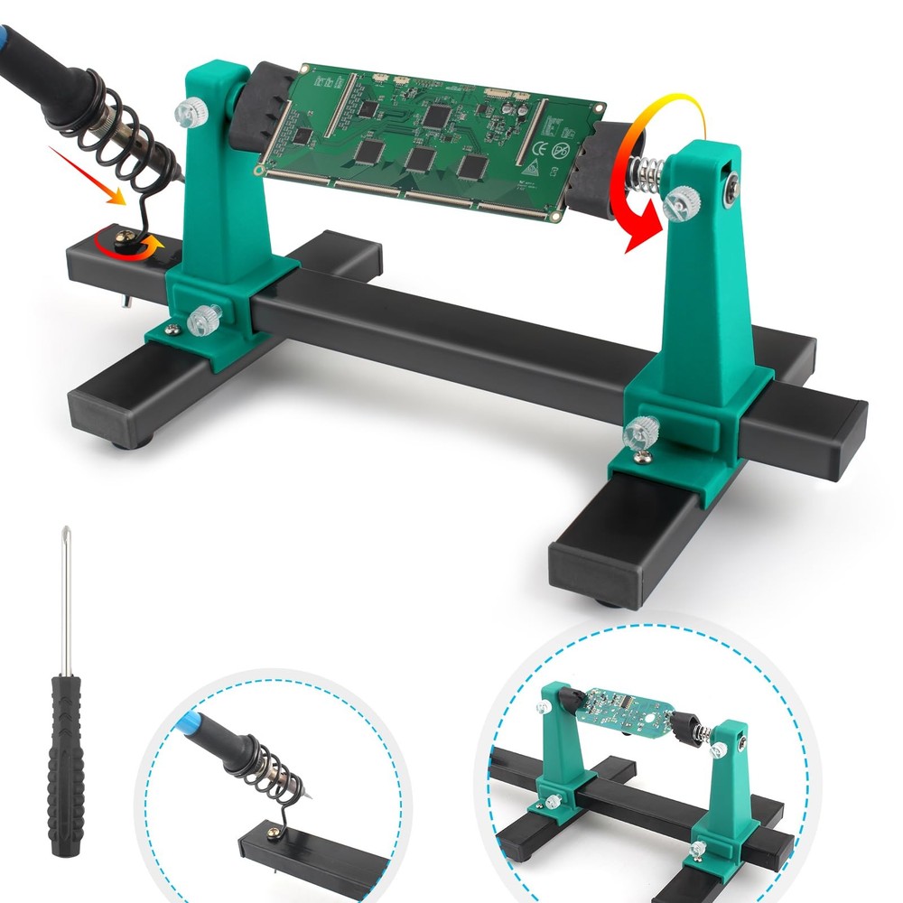 Adjustable PCB Holder Soldering Clamp for Circuit Board Helping Hand…
