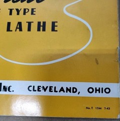 Milling Machinery & Tools Bardons & Oliver Inc Lathes 6 Brochure Lot W Catalog