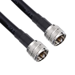 RG8/U Coax Cable with Pl-259 Male Connectors for CB/Ham Radio 30.5m/100Ft