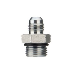 10 Pack 3/8″ JIC 37° Male x #8 SAE/ORB Male Hydraulic Hose Adapter Fittings New