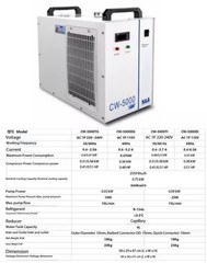 Water-Cooled Laser Engraving Machine Cooler Pyrolysis Industrial Cooling System