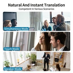 Language Translator Earbuds, Two Way Real time Translation Device in 150 Lang…