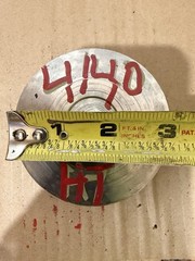 One Piece 4140 Hot Rolled Steel Bar Round Stock Heat Treated 3” OD x ~1 3/4”