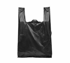 Black T-Shirt Carryout Bags ( 800 ct.) by Poly-America