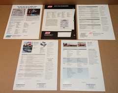 1990s East Manufacturing Trailers Semi Truck Dump Brochures Sheets LOT OF 7