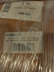 400 9″ x 11.5″ White rigid self seal side loading mailers