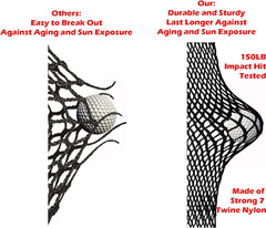 Durable Multi-Sports Practice Netting for Golf – 10ft, 15ft, 20ft Options