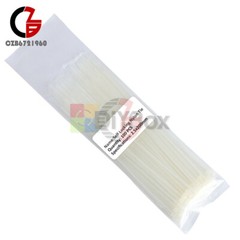 100-1000PCS 2.5mm 100 150 200 mm Self-locking Plastic Nylon Cable Ties Wire Zip.