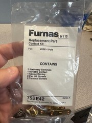 Furnas 75BE42 Replacement Part Contact Kits for 42BE-1 Pole. NEW (LOT OF 2)