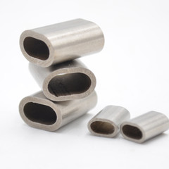 Stainless Steel Wire Rope Ferrule, 304 Stainless Steel / Copper , For Crimping
