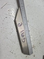 Tungsten Bucking Bar BB-24 | 0.5000″ x 1.00″ x 7.50″ long, 2.16 lbs