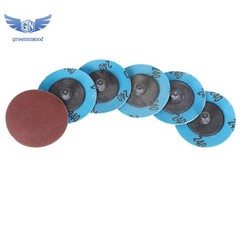 71PCS 2″ Roll Lock Sanding Discs Set W/ 1/4 Holder Die Grinder Quick Change Disc
