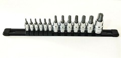 13pc Proto Blackhawk Professional Star Torx Bit Socket Set T8–T60 HW-9513T