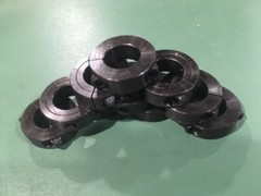 7/8” DOUBLE SPLIT Black Steel NEW (Open Box) CLAMPING SHAFT COLLARS 10 ea