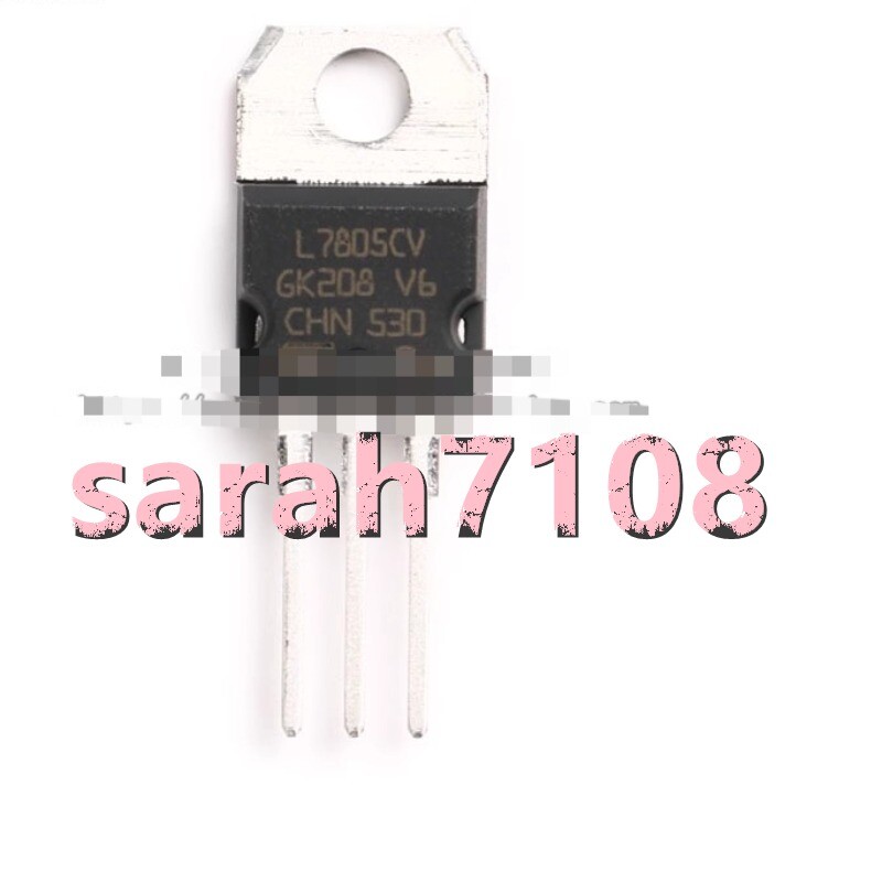 10PCS In-line L7805CV-DG TO-220 linear regulator chip 5V 1.5A #YT