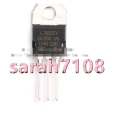 10PCS In-line L7805CV-DG TO-220 linear regulator chip 5V 1.5A #YT
