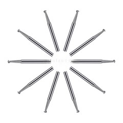 10Pcs Dental Tungsten Carbide Round Burs FG4 FG 1.6mm for High Speed Handpiece