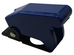 Heavy Duty On Off Metal Toggle Switch 25A 12V & Blue Switch Flip Up Cover
