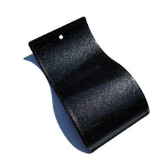 Gloss Black Metallic Sparkle Powder Coat Paint – New 1LB