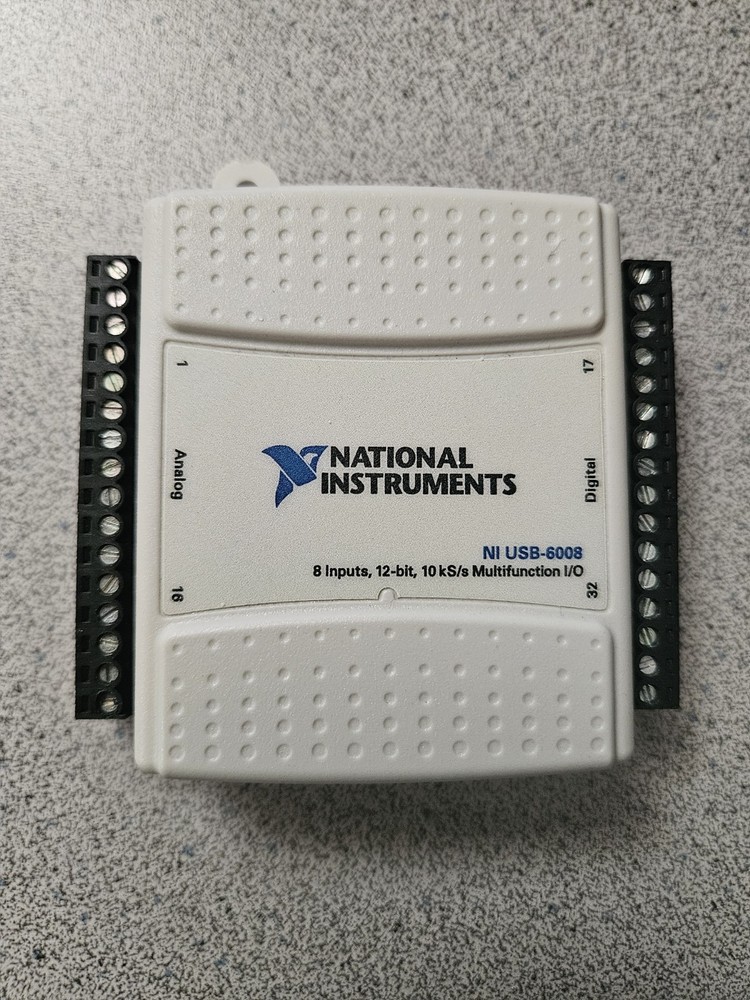 National Instruments NI USB-6008 8 inputs, 12bit, 10 ks/s Multifunction I/O USB