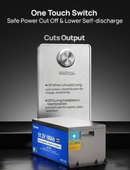 DC HOUSE 48V 100AH Golf Cart Lithium LiFePO4 Battery with 18A Charger Club Car