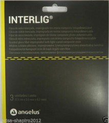 INTERLIG ANGELUS Glass Fiber Splint 3 units impregnated Light Cure