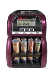 HK-2D, Digital USD Coin Counter and Sorter with LCD Display, Sorts 260 Coins Per