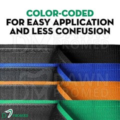 Backboard Color Coded Spider Straps for Spine Board Stretcher A+ Quality